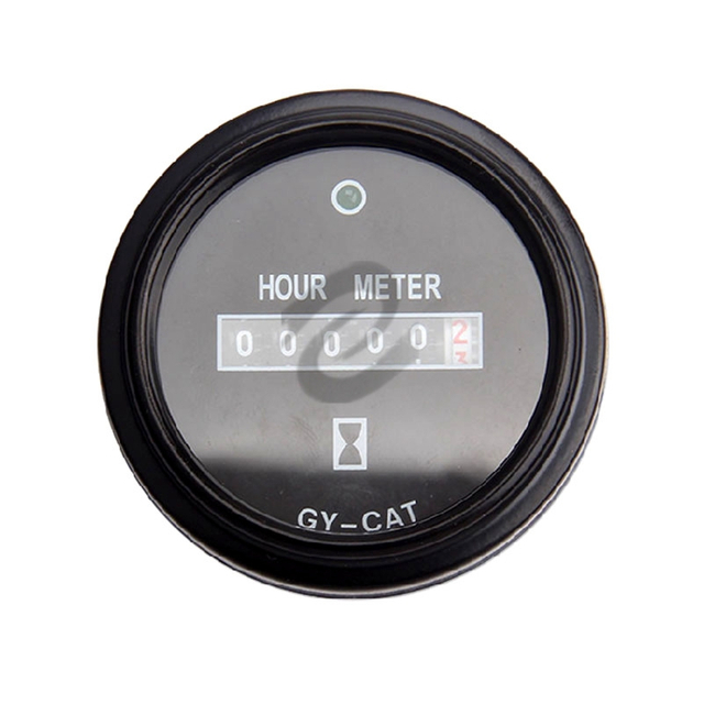 Cat Remote Control Round Digital Hour meter Gauge