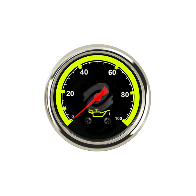 EOSIN Engineering Vehicles Analog Four-color Oil Pressure Gauge